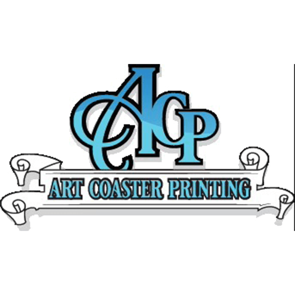 The logo for Art Coaster Printing.
